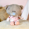 Me to You Tiny Tatty Teddy New Baby Girl Plush, 15cm Bear - Official Collection