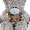 Me to You Tatty Teddy Cute Plush 18th Birthday Bear With Key 19cm-High Presented On Premium Gift Plinth