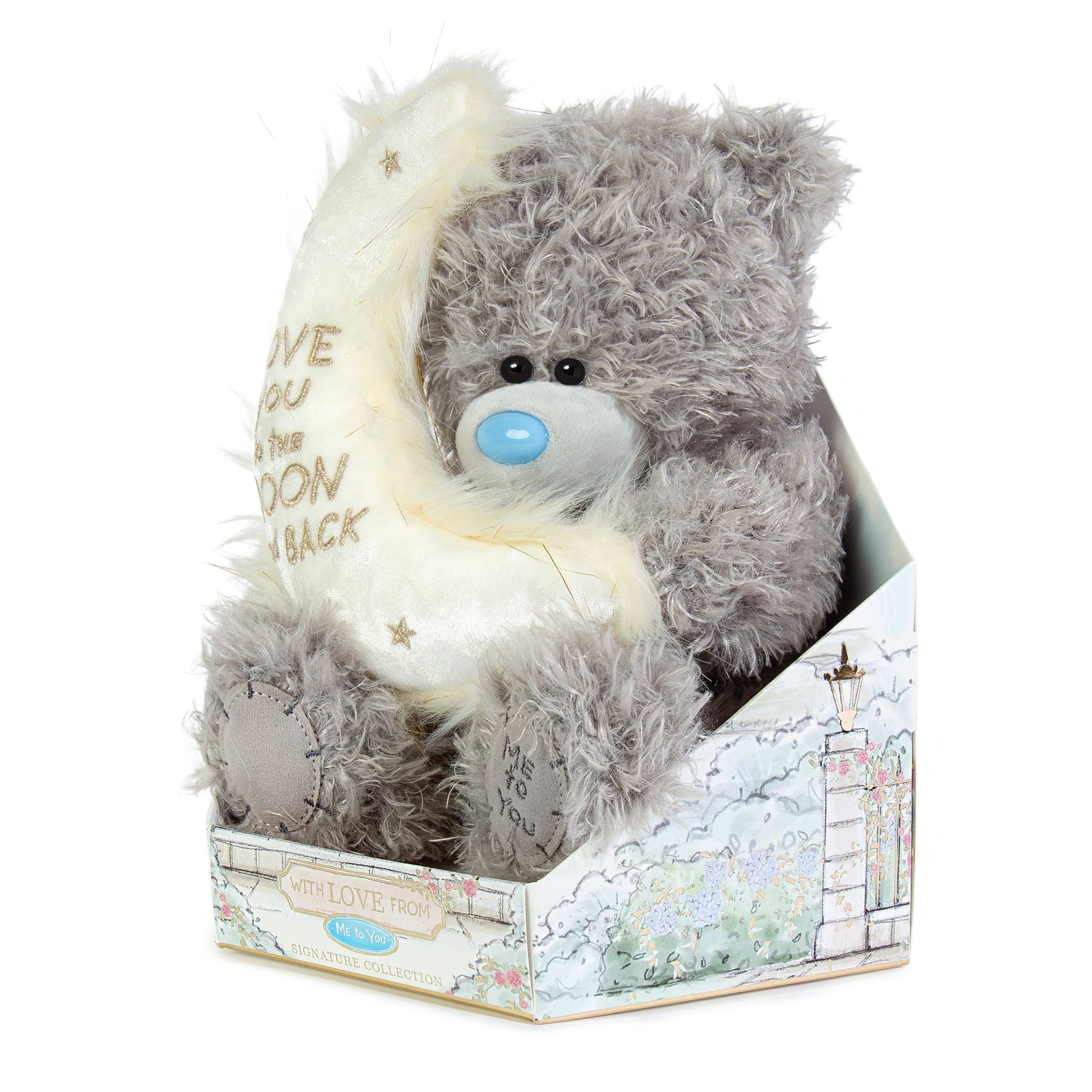 Me to You Tatty Teddy Cute Plush 'Love You To The Moon And Back' Bear 19cm