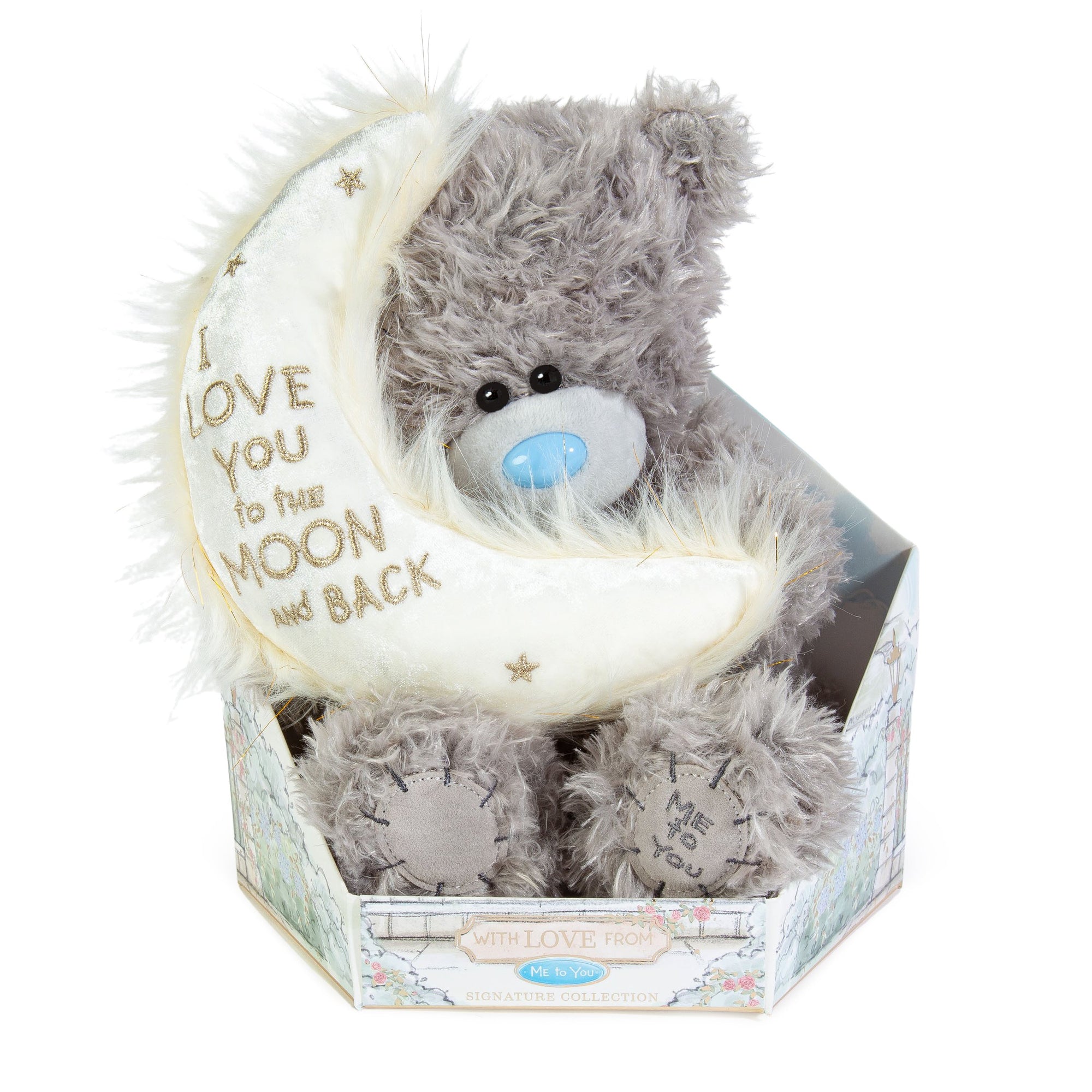 Me to You Tatty Teddy Cute Plush 'Love You To The Moon And Back' Bear 19cm