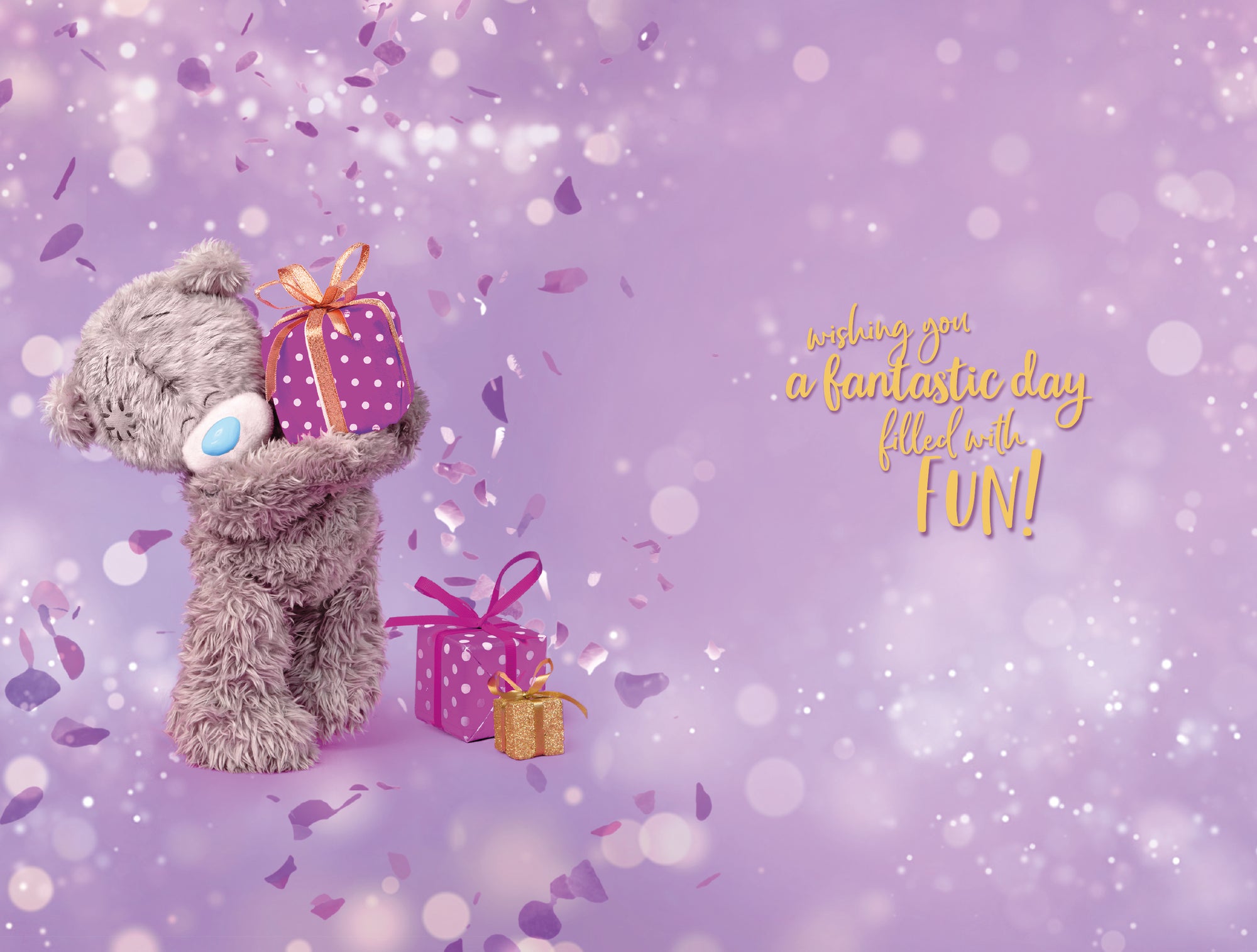 Me to You Tatty Teddy Age 10 Birthday Card, Woo Hoo! Have A Magical Day!