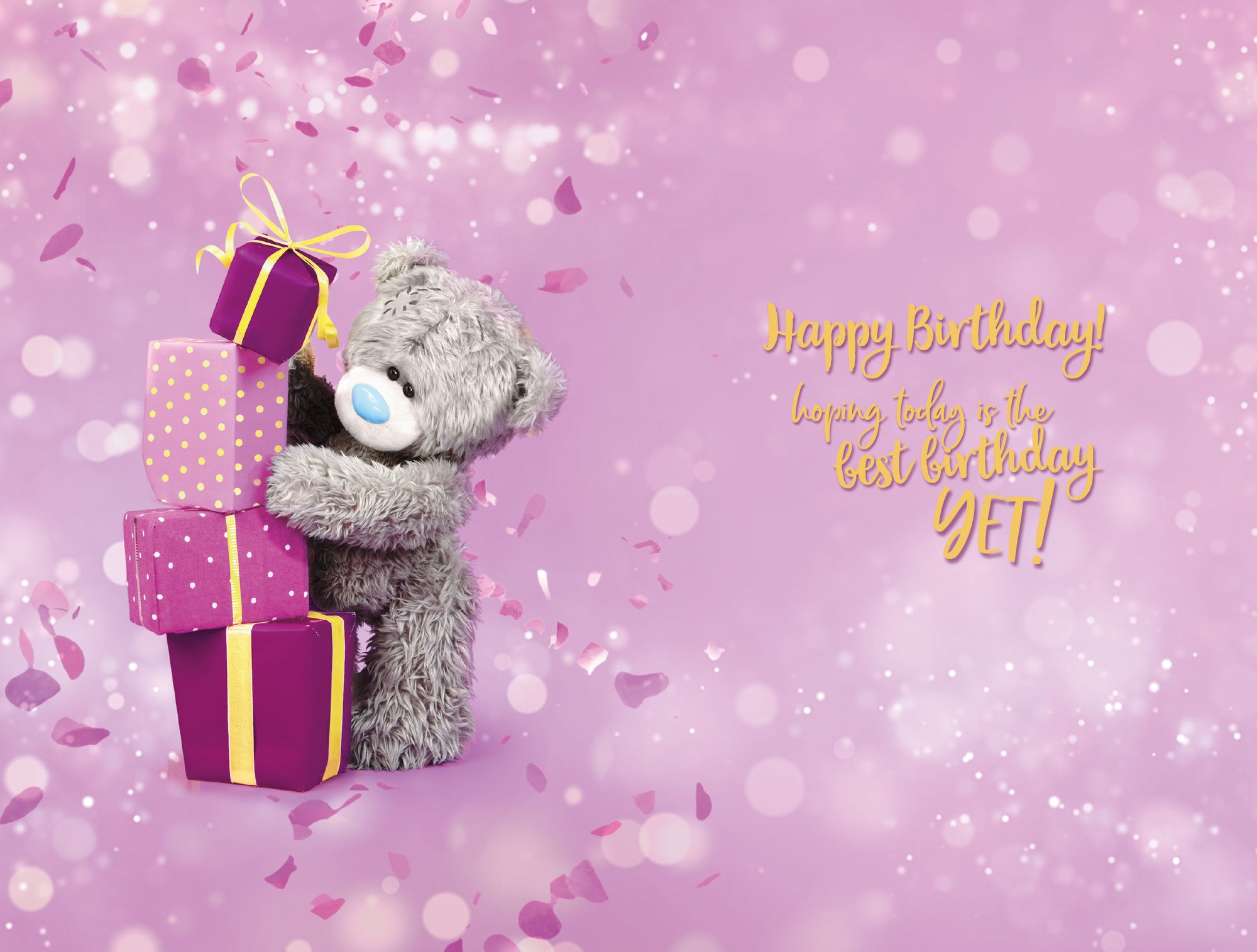 Me to You Tatty Teddy Age 13 Birthday Card, Have a Fab Day!