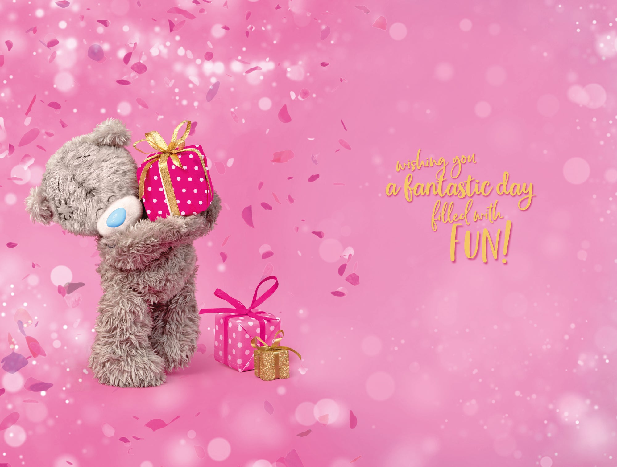 Me to You Tatty Teddy Age 14 Birthday Card, Yay! You're 14 Today