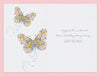 Pretty Butterfly Birthday Card For Friend Or Relative by Wishing Well Studios 5 x 8 Inches
