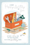 DIY-Themed Birthday Greeting Card By Wishing Well Studios 5 x 8 Inches