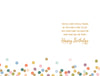 To A Very Special Friend Colourful Contemporary Spots And Dots Birthday Card Designed By Wishing Well Studios, 5 X 8 Inches
