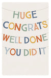 Congratulations Bunting Greeting Card By Wishing Well Studions, 5 X 8 Inches