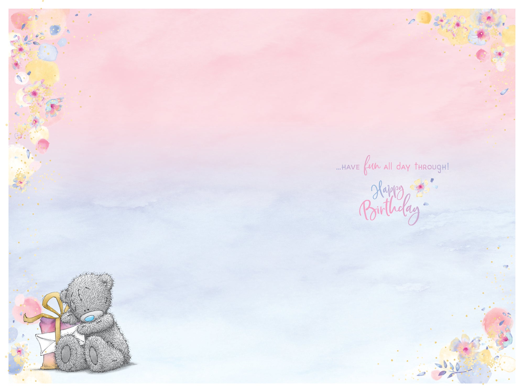 Me to You Tatty Teddy Happy 18th Birthday Sister Greeting Card 6 x 9 inches - Official Collection