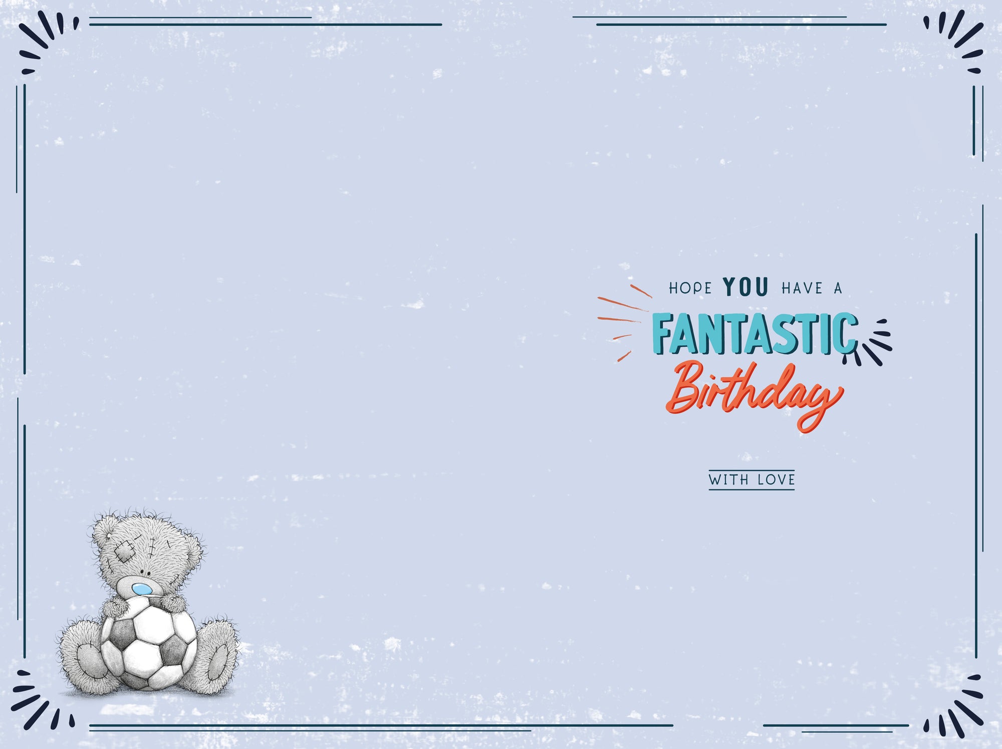 Me to You Tatty Teddy Birthday Card for Super Daddy 6x9ins - Official Collection