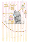 Me to You Tatty Teddy Cute Birthday Card For A Fabulous Mam - Official Collection