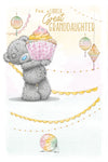 Me to You Tatty Teddy Cute Birthday Greeting Card For A Great Granddaughter 6 x 9 inches - Official Collection