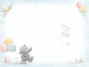 Me to You Tatty Teddy Birthday Card, Bear Floating With Balloons -  6 x 9