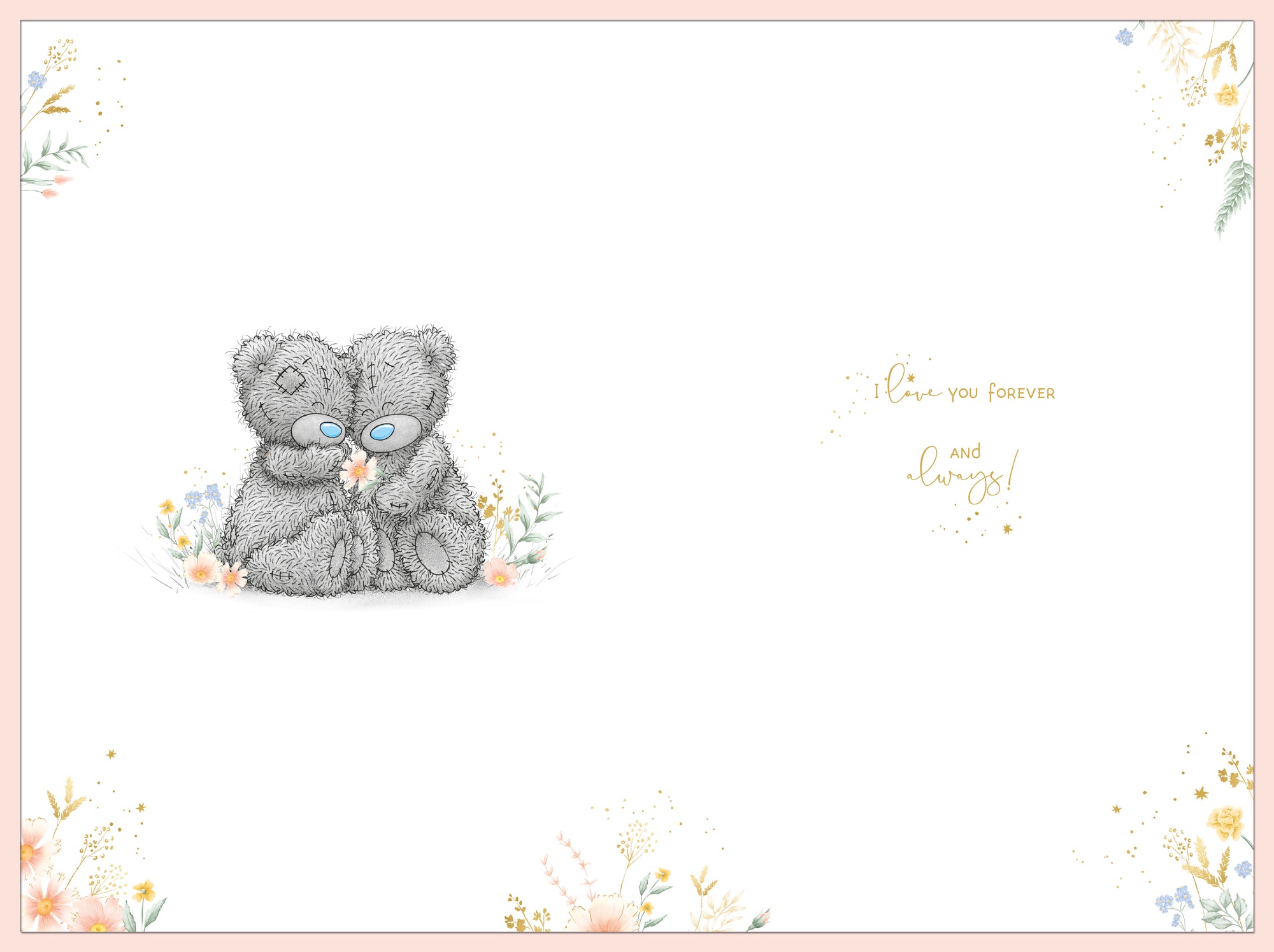 Me to You Tatty Teddy For My Lovely Husband Wedding Anniversary Greeting Card 6 x 9 Inches - Official Collection