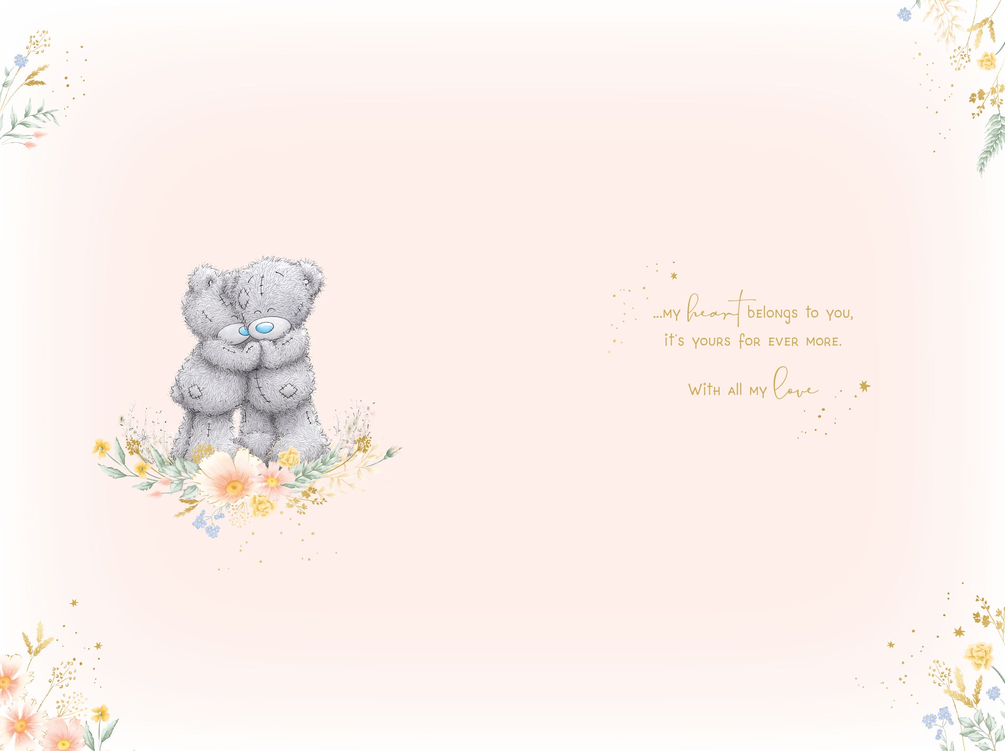Me to You Tatty Teddy On Our Anniversary Card 6 x 9 Inches (15 x 22 Cms)