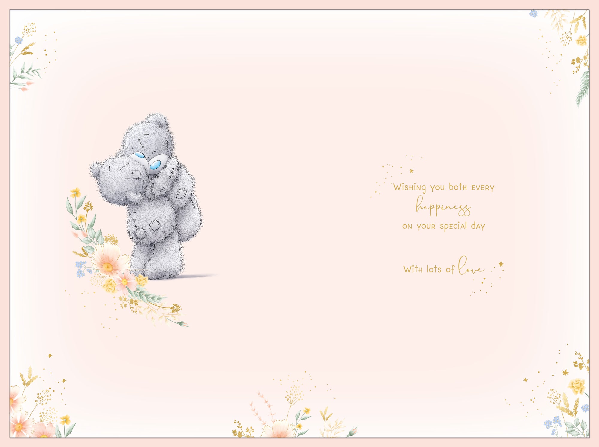 Me to You Tatty Teddy Wedding Anniversary Greeting Card To A Special Daughter And Son-In-Law, With Insert, 6 x 9 Inches (15 x 22 Cms) - Official Collection