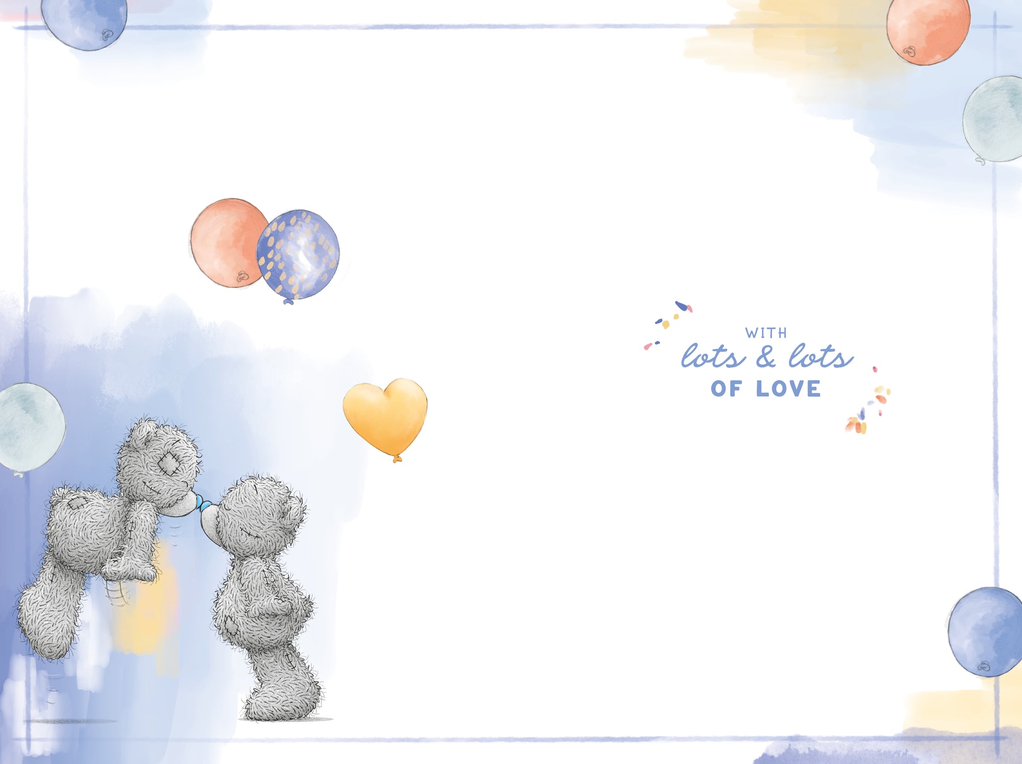 Me to You Tatty Teddy Wonderful Boyfriend Luxury Gold Foil Birthday Card, 6 X 9 Inches - Official Collection