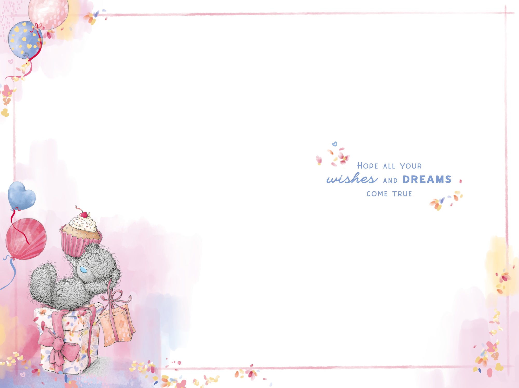 Me To You Tatty Teddy Fabulous Sister Cute Luxury Gold Foil Birthday Card, 6 X 9 Inches - Official Collection