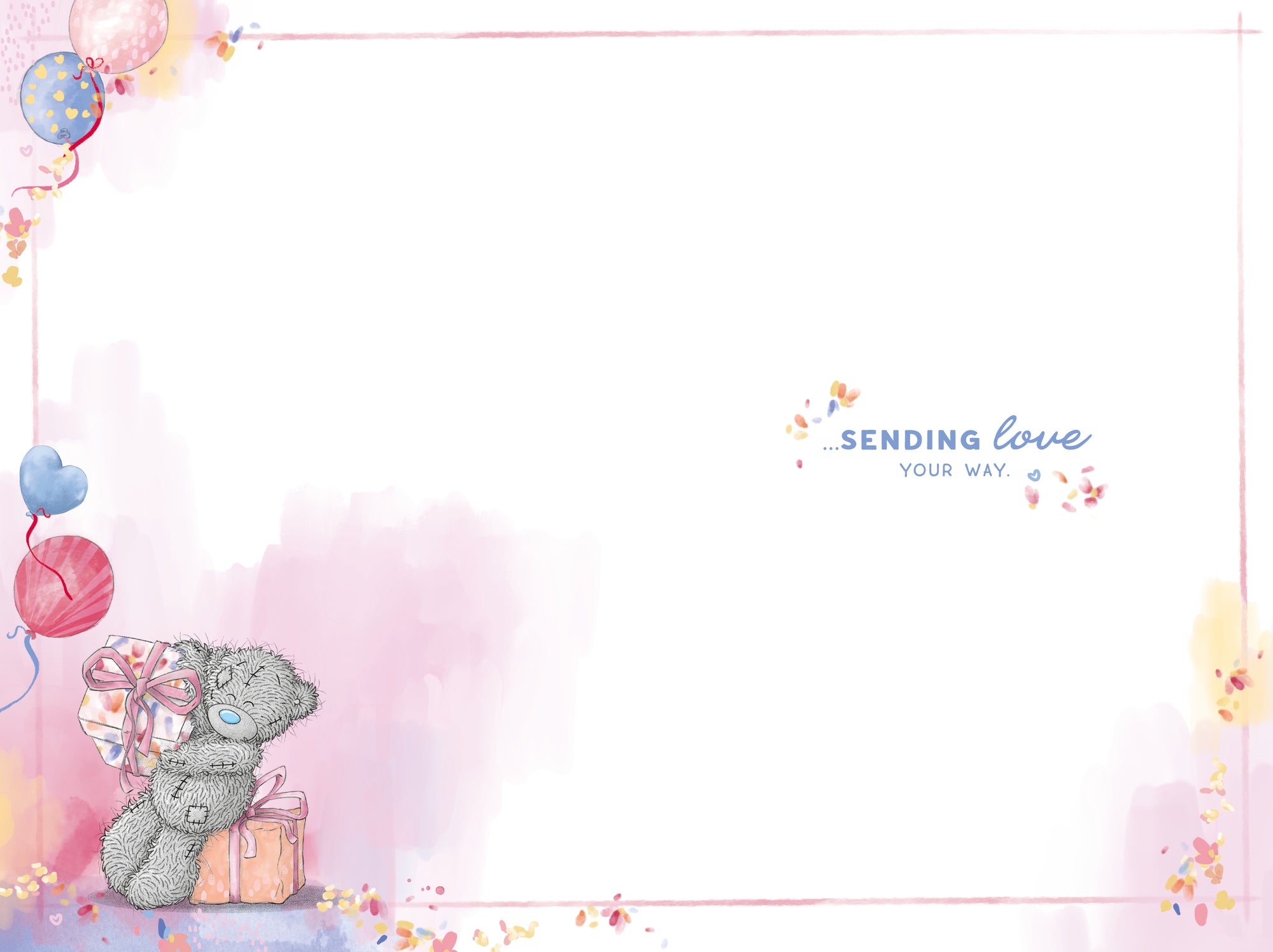 Me To You Tatty Teddy Special Nana Luxury Gold Foil Birthday Card, 6 X 9 Inches - Official Collection