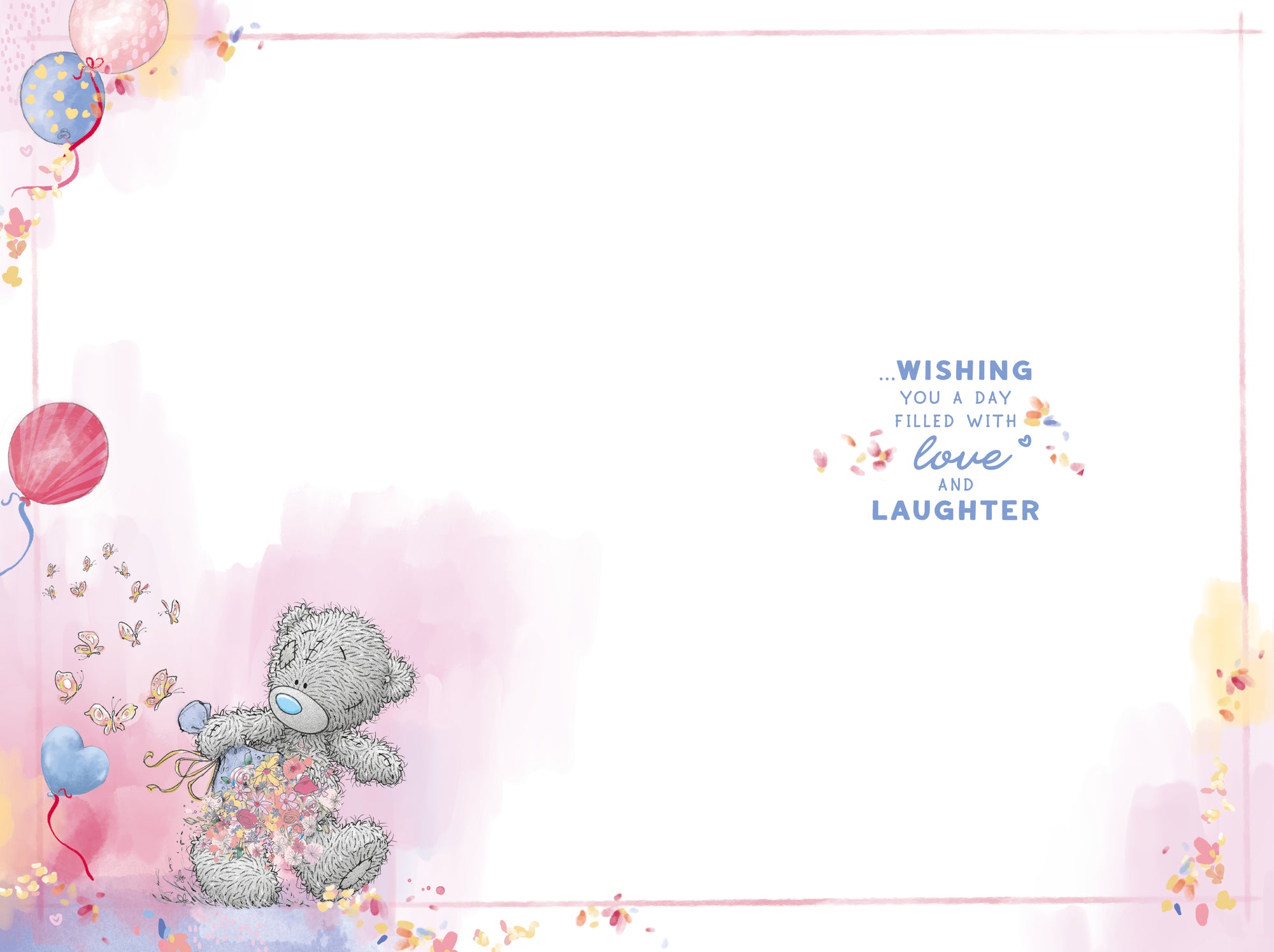 Me To You Tatty Teddy Amazing Mam Bear With Flowers Luxury Gold Foil Birthday Card, 6 X 9 Inches - Official Collection