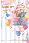 Me To You Tatty Teddy Amazing Mummy Bear Balancing Cake Luxury Gold Foil Birthday Card, 6 X 9 Inches - Official Collection