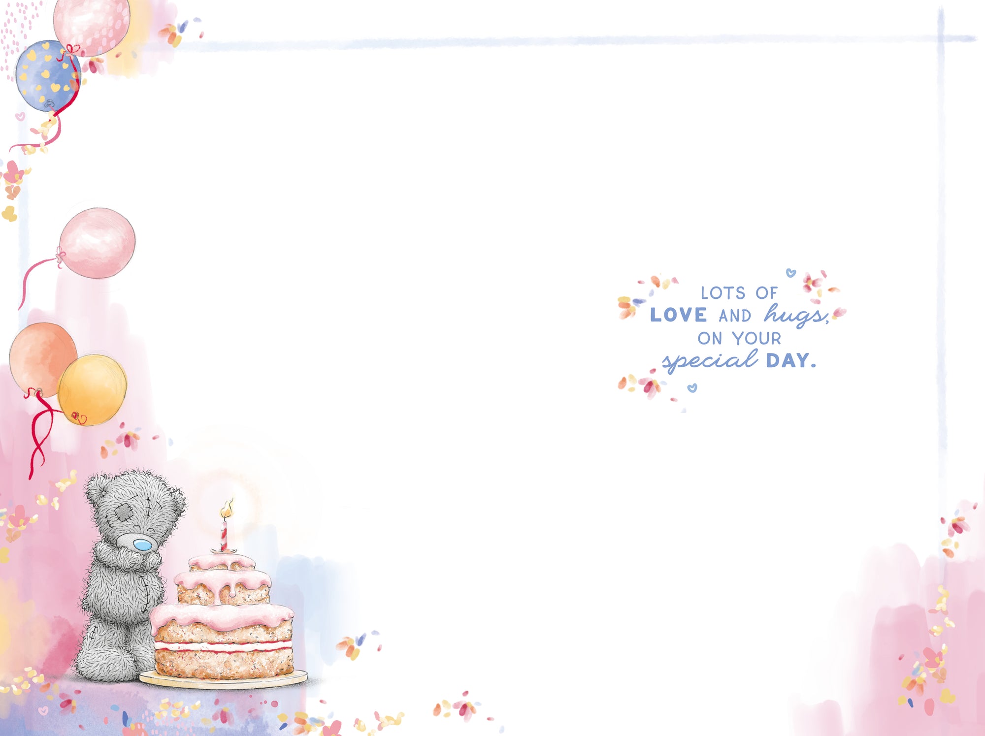 Me To You Tatty Teddy Amazing Mummy Bear Balancing Cake Luxury Gold Foil Birthday Card, 6 X 9 Inches - Official Collection