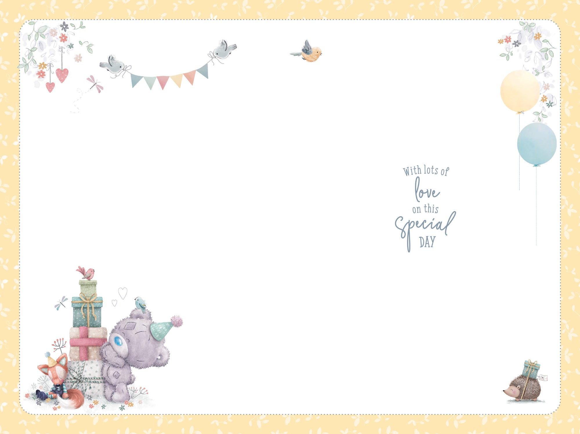 Tiny Tatty Teddy Daughter First Birthday Card
