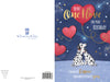 Birthday Card To The One I Love, Dalmatians And Balloons, Greeting Card By Wishing Well Studios - 6x9ins