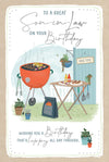 Birthday Card For Son-In-Law, Greeting Card By Wishing Well Studios 6 x 9 Inches