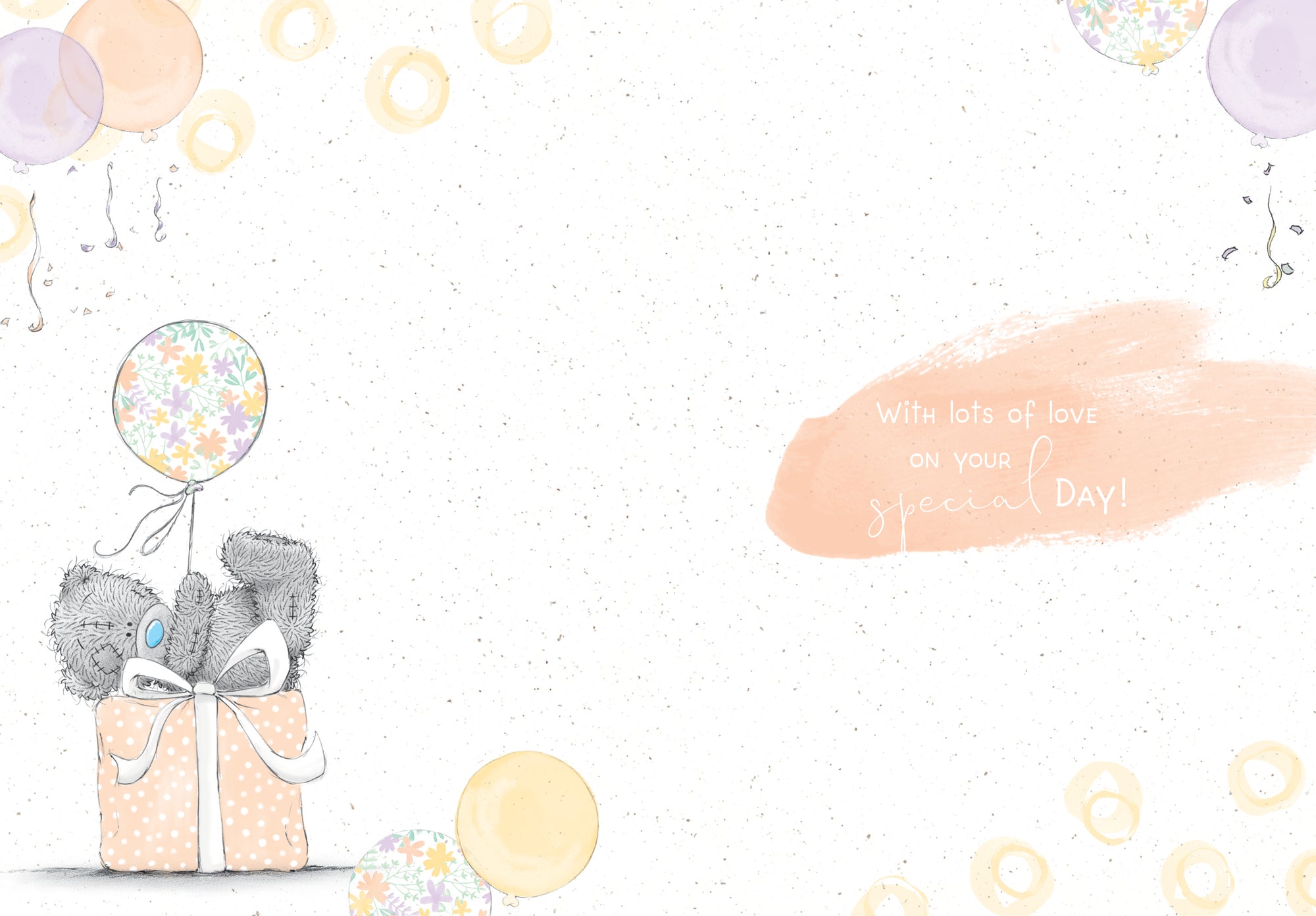Me to You Tatty Teddy Celebration Birthday Card