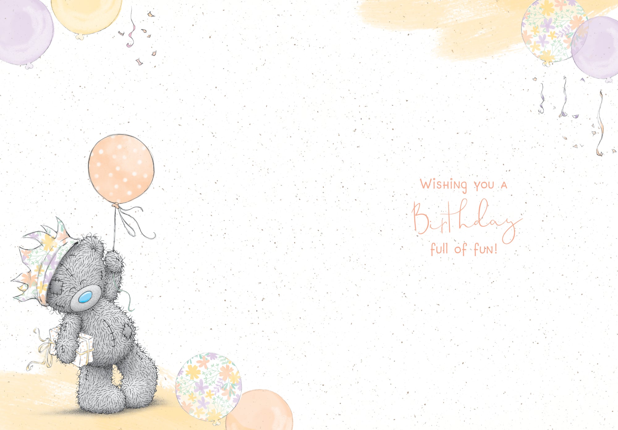 Me to You Tatty Teddy Lots of Love Birthday Card