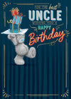 Me to You Tatty Teddy Birthday Card for Uncle 5x7ins - Official Collection