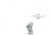 Me To You Tatty Teddy Good Luck In Your Exams Greeting Card 5x7ins - Official Collection