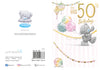 Me to You Tatty Teddy Cute 50th Birthday Card -  5 x 7