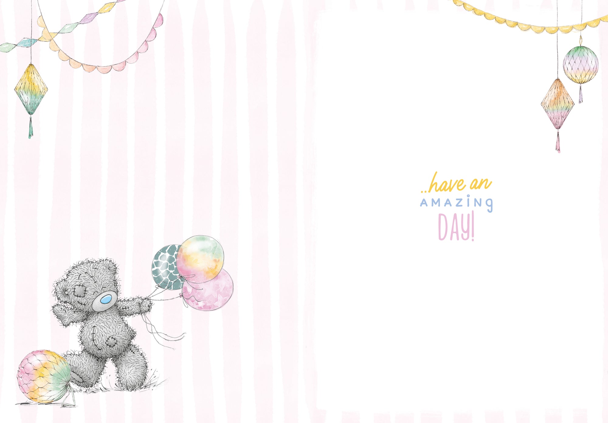 Me to You Tatty Teddy Cute 50th Birthday Card -  5 x 7