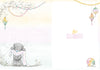 Me to You Tatty Teddy Cute 70th Birthday Card, Bear With Lanterns -  5 x 7