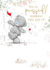 Me to You Tatty Teddy Passed Driving Test Congratulations Greeting Card 5 x 7 Inches (12 x 17 Cms) - Official Collection