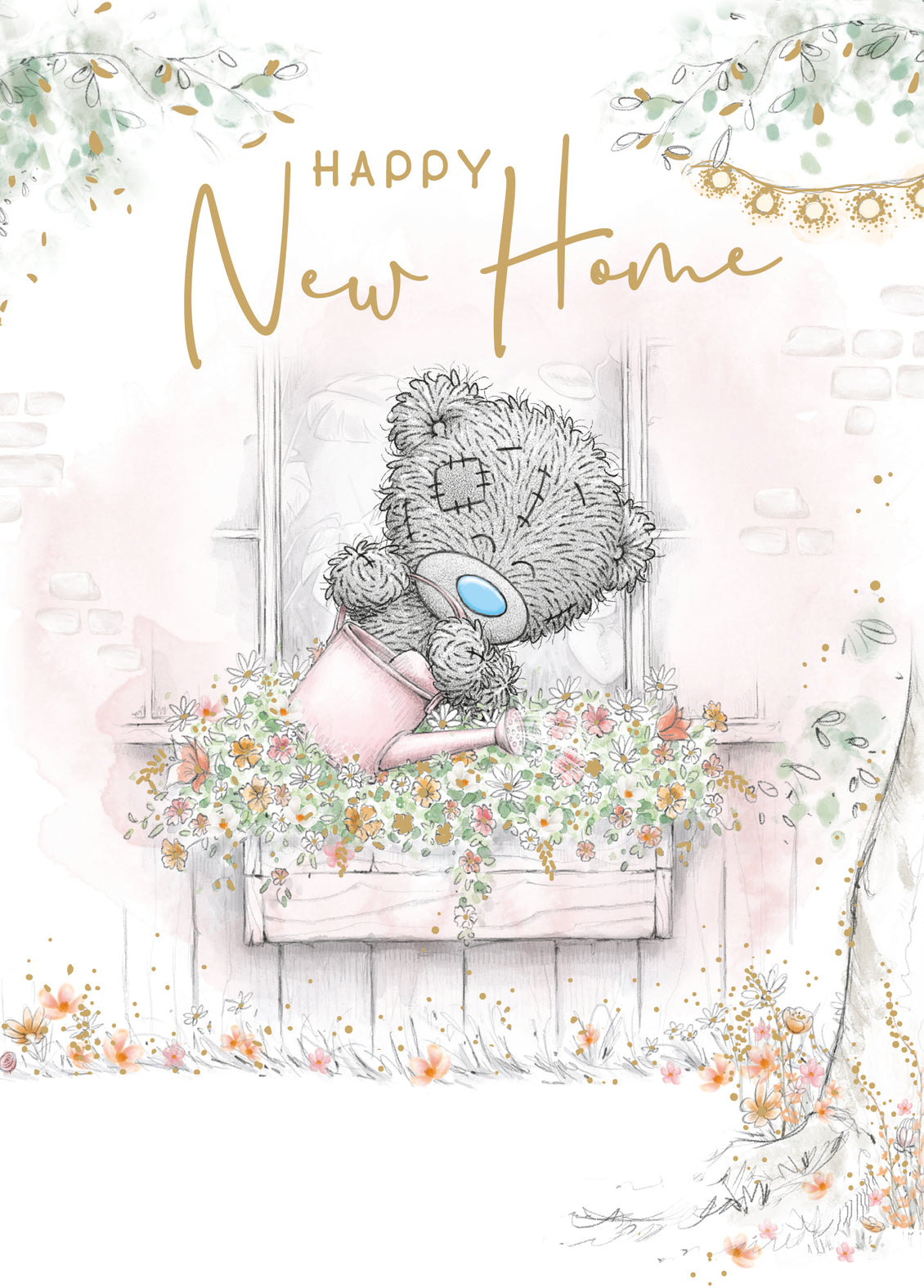 Me to You Tatty Teddy Cute New Home Greeting Card x inches