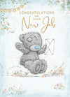 Me to You Tatty Teddy Congratulations On Your New Job Greeting Card 5 x 7 Inches (12 x 17 Cms) - Official Collection