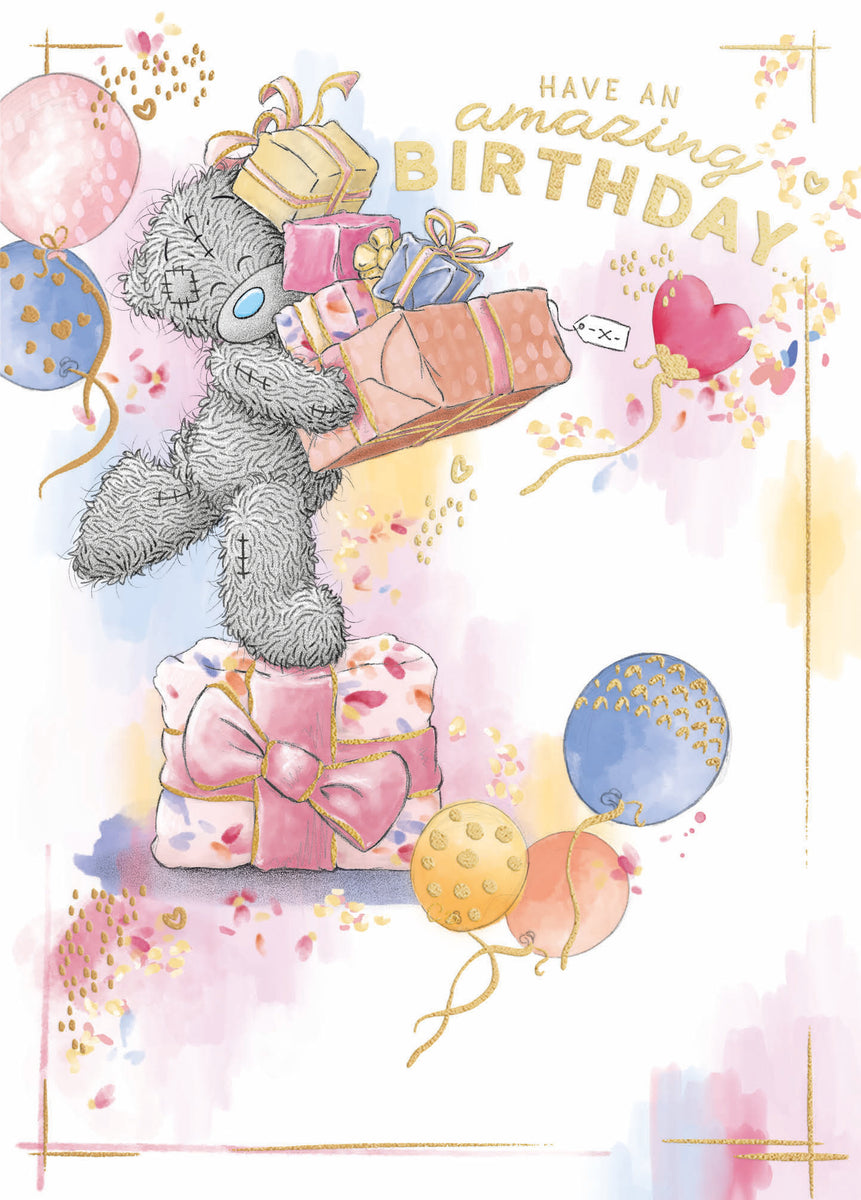 Me To You Tatty Teddy Cute Birthday Card For Friends Or Family, Tatty ...