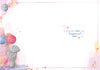 Me To You Tatty Teddy Cute Birthday Card For Special Friends Or Family, Tatty Teddy With Gift and Ballons, Blank Inside, 12.7 X 22.8 cm - Official Collection