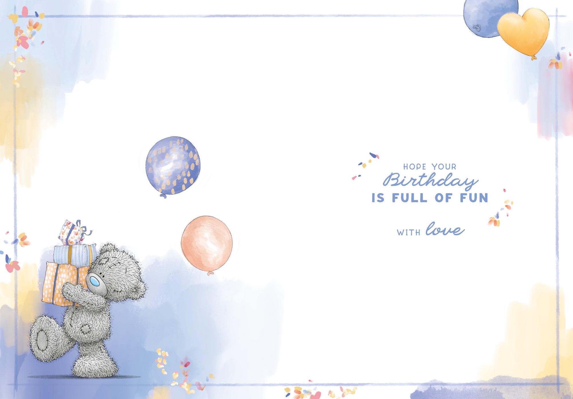 Me To You Tatty Teddy Cute Birthday Card For A Wonderful Brother, 7 X 5 Inches - Official Collection