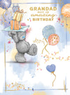 Me to You Tatty Teddy Grandad Adorable Luxury Gold Foil Birthday Card, 5 X 7 Inches - Official Collection
