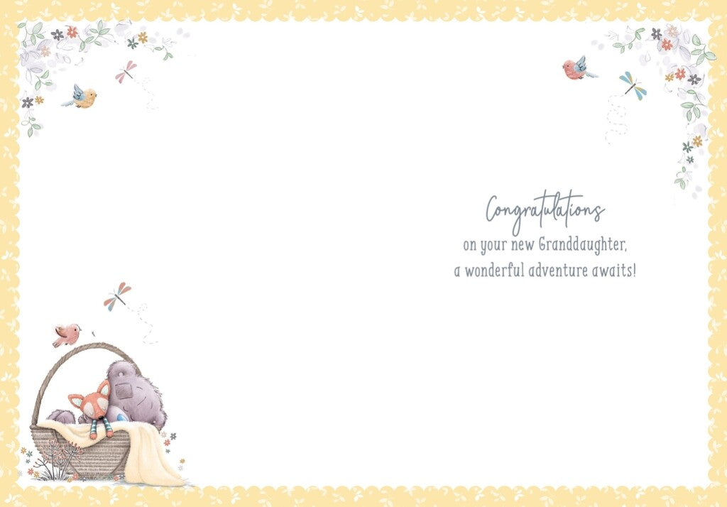 Tiny Tatty Teddy 'A New Wonderful Granddaughter' Card