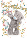 Me To You Tatty Teddy Greeting Card Congratulations You Passed! 5x7ins - Official Collection