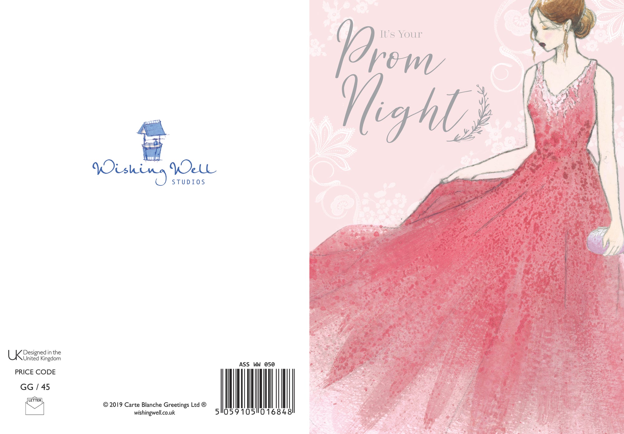 Wishing Well Prom Night Greeting Card Studios 5 x 7ins