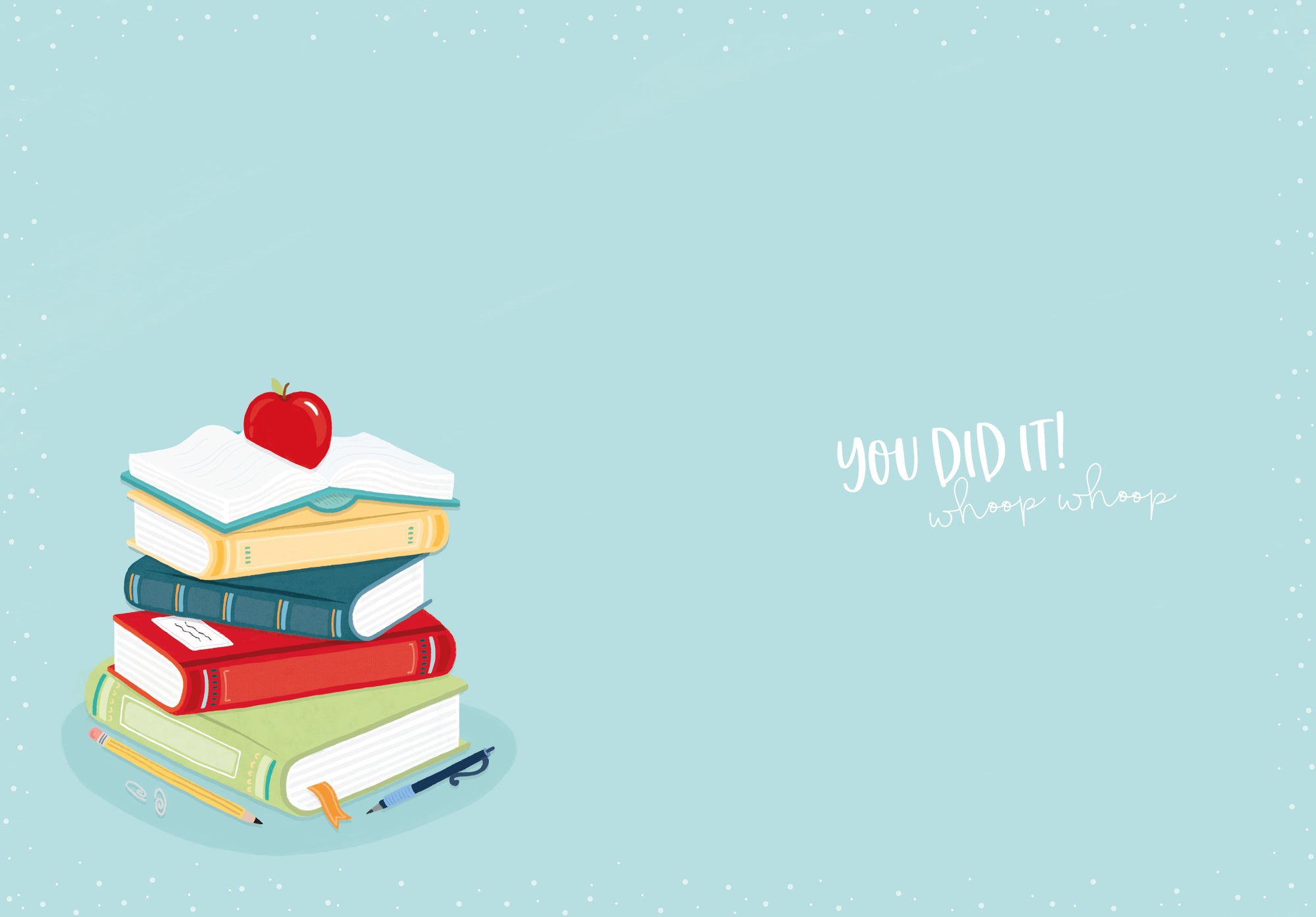 Luxury Silver Foil 'Congratulations For Passing Your Exams' Greetings Card by Wishing Well Studios, 7 X 5 Inches