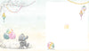 Me to You Birthday Card Tatty Teddy Holding Balloons