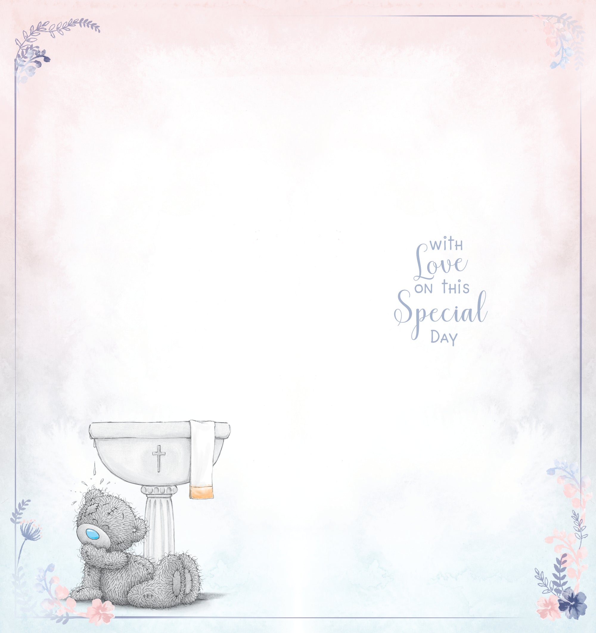 Me to You Tatty Teddy 'On Your Baptism' Christening Card