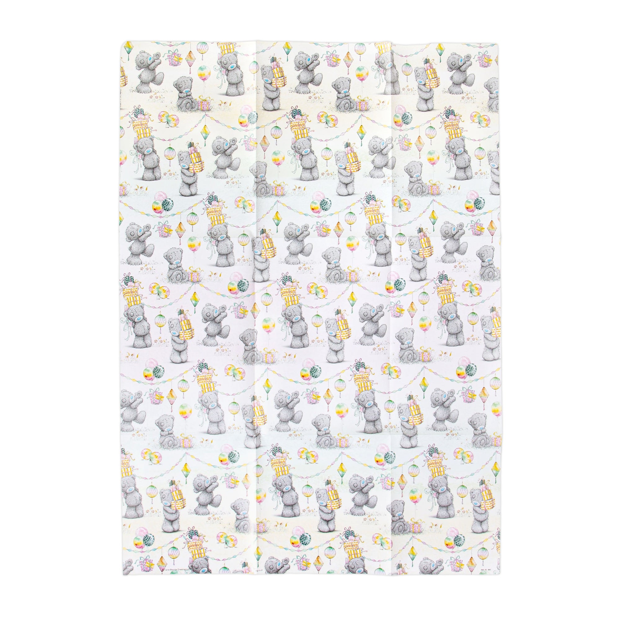 Me to You Birthday Giftwrap - 2 Sheet & Tags