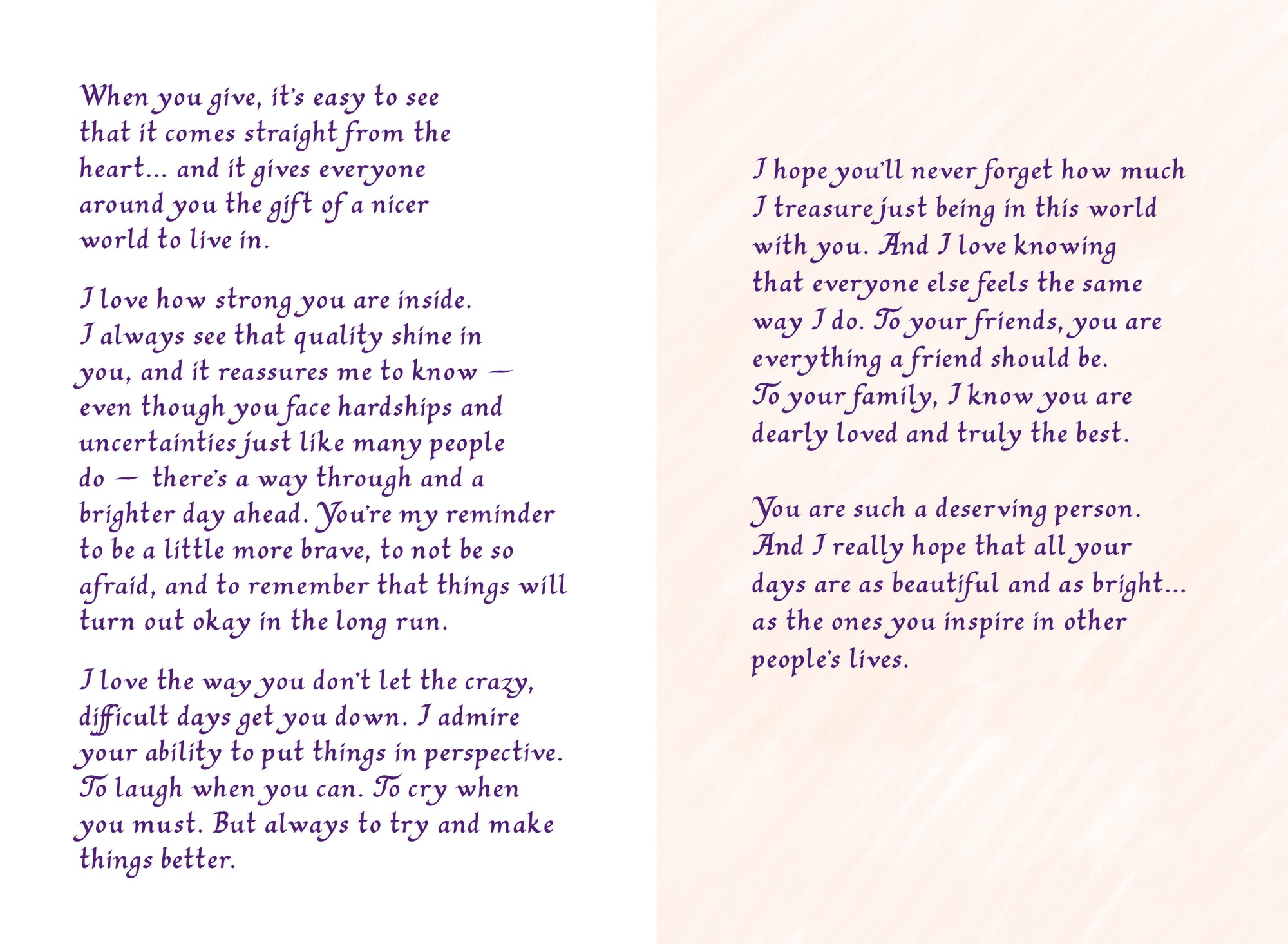 Luxury Fold Out Keepsake Greeting Card 'You Are One Amazing Lady' - Unique Expressive Art Card With Original Verse 5 x 7 Inches (12 x 17 Cms)